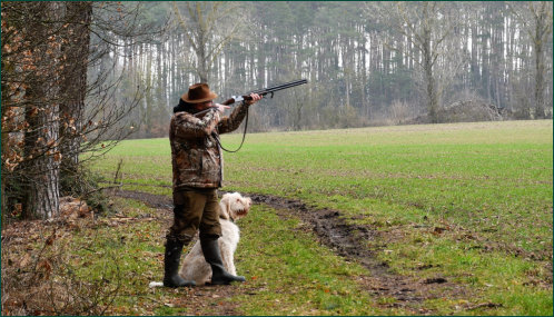 Patrick und Dunya auf Jagd